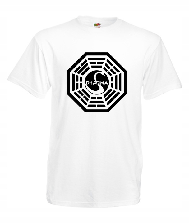 

S Koszulka Męska Dharma Lost Zagubieni Wzory