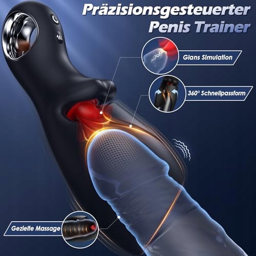 UPGRADED Masturbator Dla Mężczyzn Z Aplikacją AI 10 Trybów Zabawka Dla Par — miniatura 2