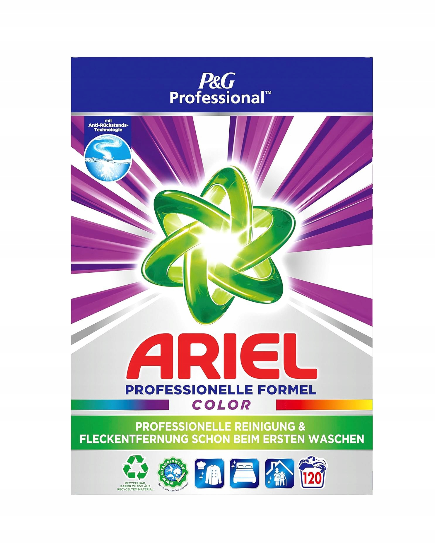 Levně Prací prášek Ariel Professional Color 7,2kg