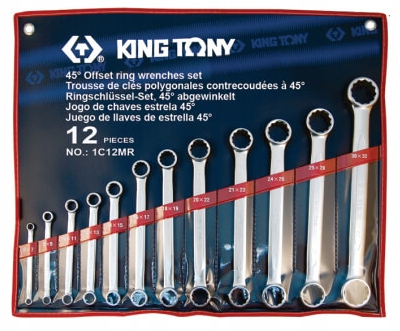 

Klucze Płaskie Oczkowe Proste 12s 6-32mm King Tony