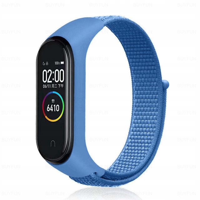 

Opaska Do Xiaomi MI Band 3 4 5 6 Nylon Rzep Pasek