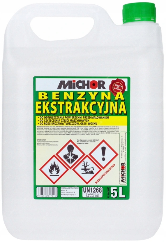 BENZYNA EKSTRAKCYJNA ROZCIEŃCZALNIK 5L PROFESIONAL