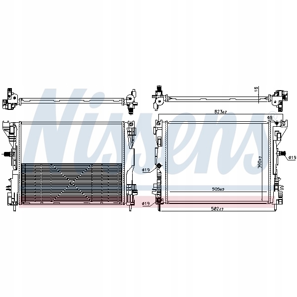 CHLODNICA RENAULT ZOE (12) ELECTRIC SZT Numer katalogowy oryginału RENAULT 214104950R