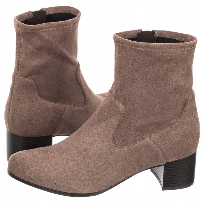 

Buty Damskie Botki Caprice Beżowe 9-25316 Stretch