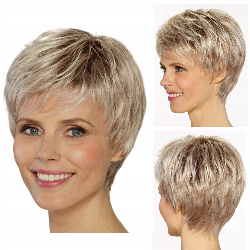 Peruki Damskie Krotkie Peruka włosy Naturalne Wigs