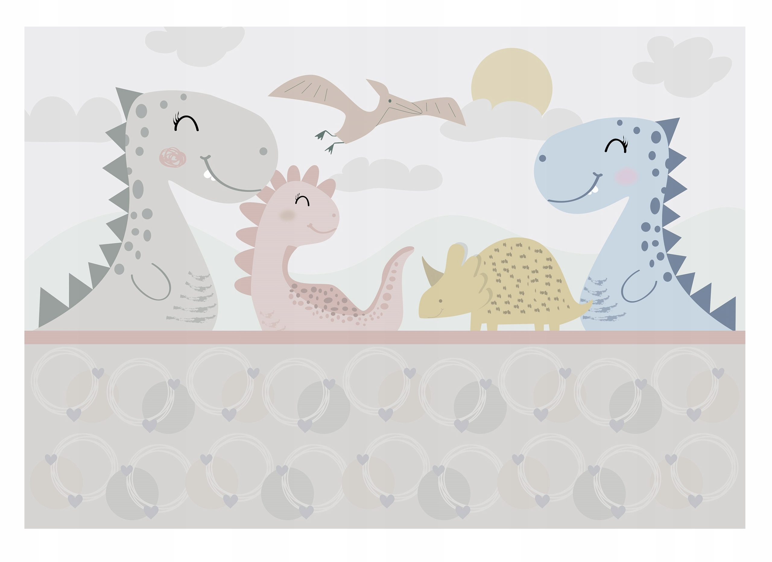 Fototapeta do detskej izby Dinosaury 416x254