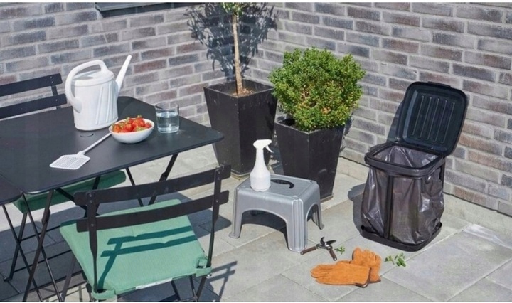 WYTRZYMAŁY PODEST TABORET Z RĄCZKĄ UDŹWIG 150 KG Kod producenta 2080