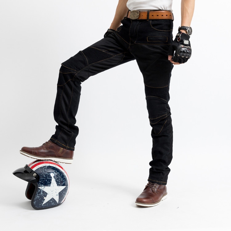 MEN'S JEANS MOTORCYCLE TROUSERS Producent inny