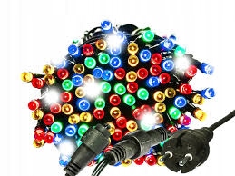 

Lampki Zewnętrzne 300 Led Kolorowe+ Iskra Flash