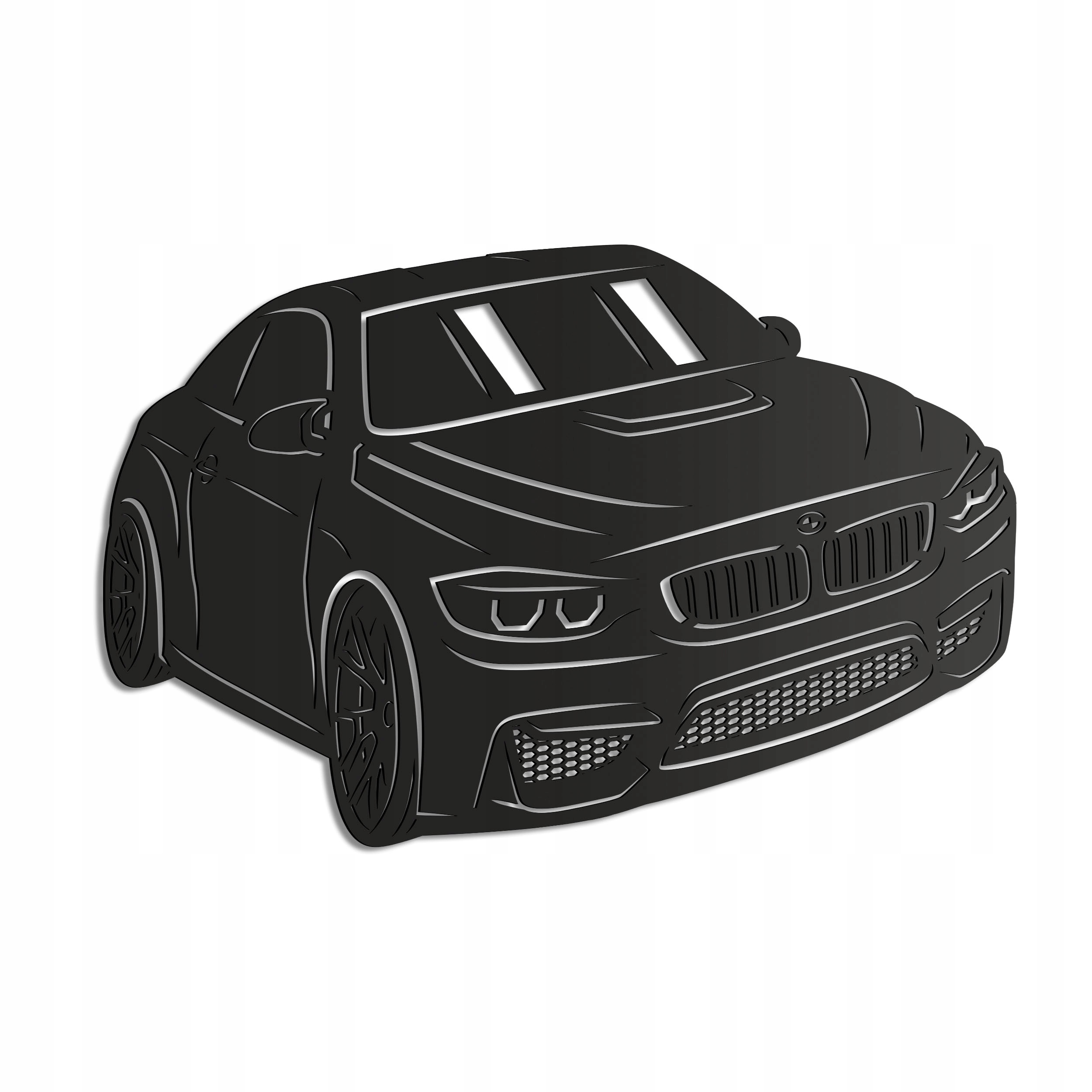 Dřevěný 3D obraz Bmw F82 M4 Nástěnná Dekorace Dárek