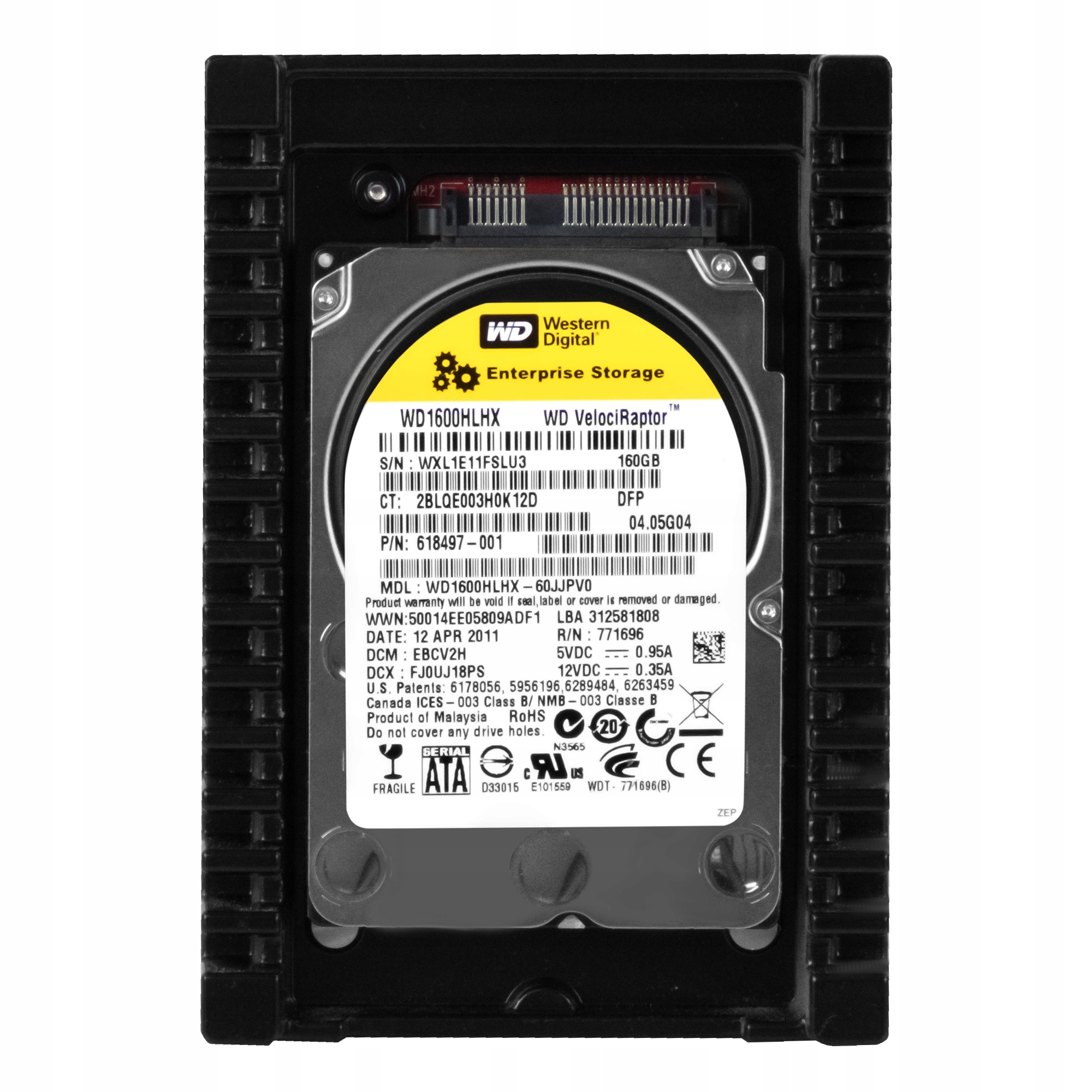 Wd VelociRaptor 160GB 10K Sata III 3.5' WD1600HLHX