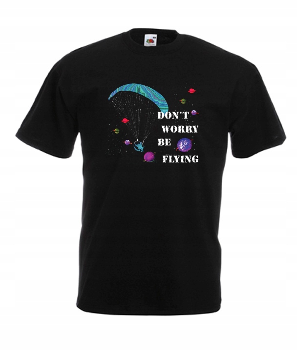 

XXL Koszulka Męska Lotnia Paralotnia Born To Fly