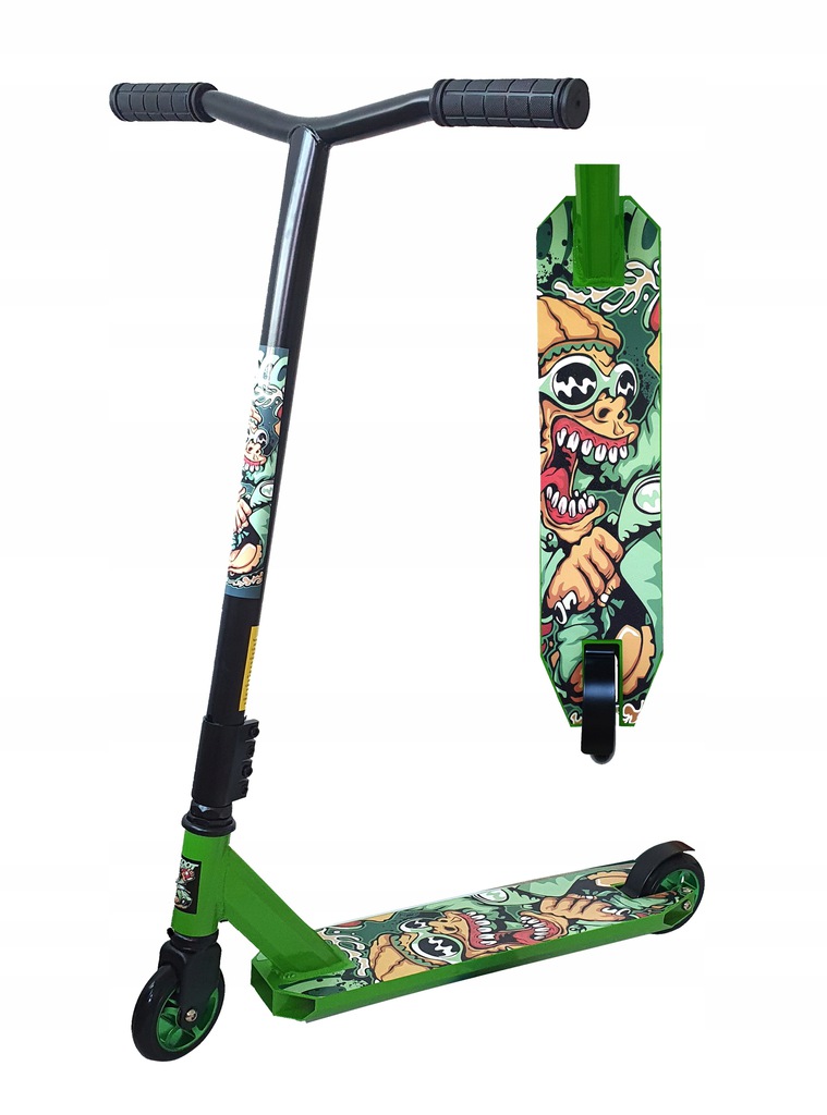 

Hulajnoga Wyczynowa Stunt Move It 100KG zielona