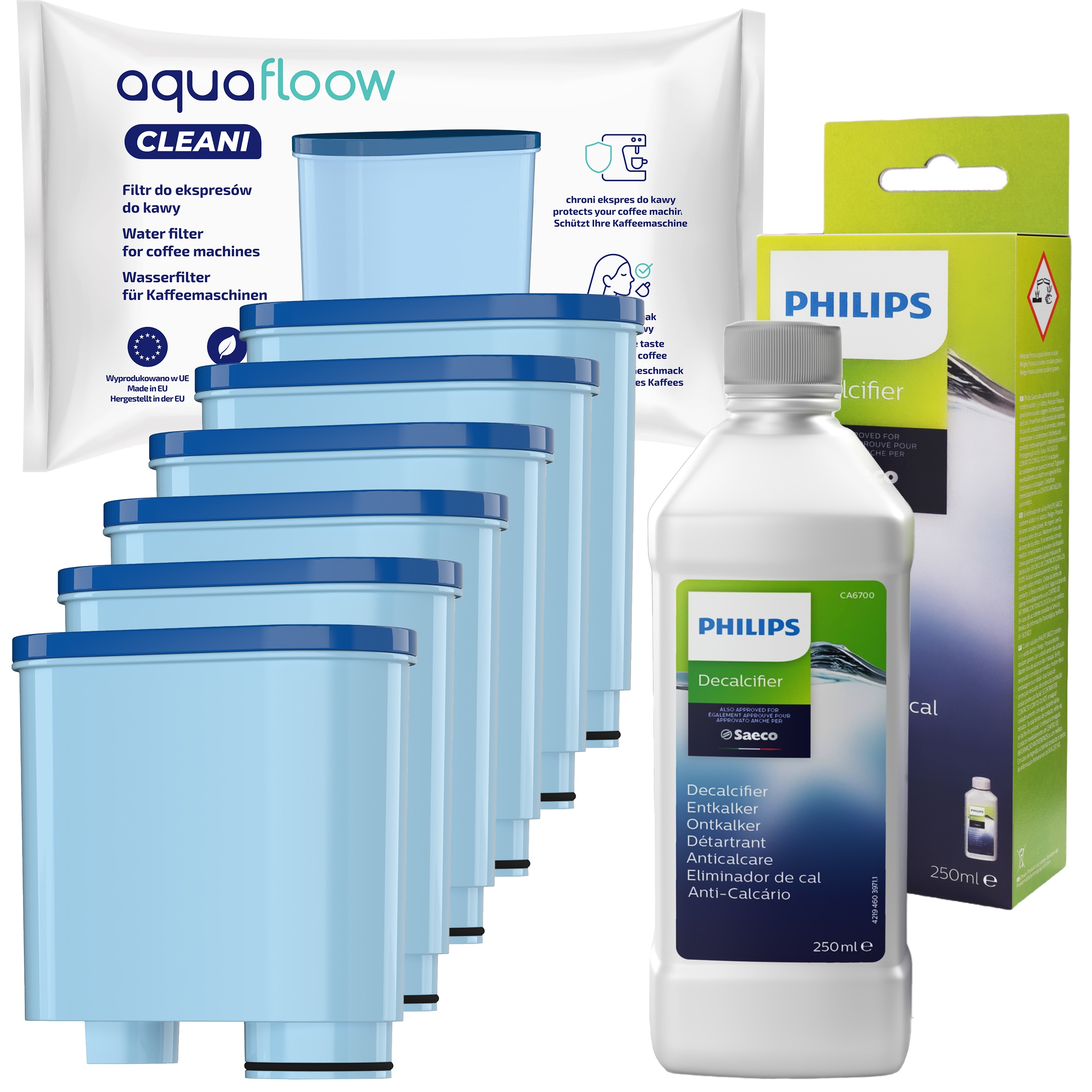 Odkamieniacz Philips CA6700 6 filtr do wody AquaFloow do ekspresu Philips