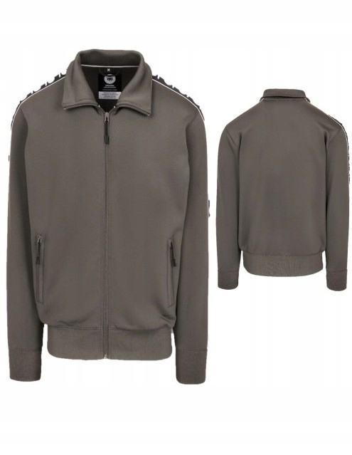 Pitbullwestcoast Pánská Rozepínací Mikina Oldschool Powers Hnědá S