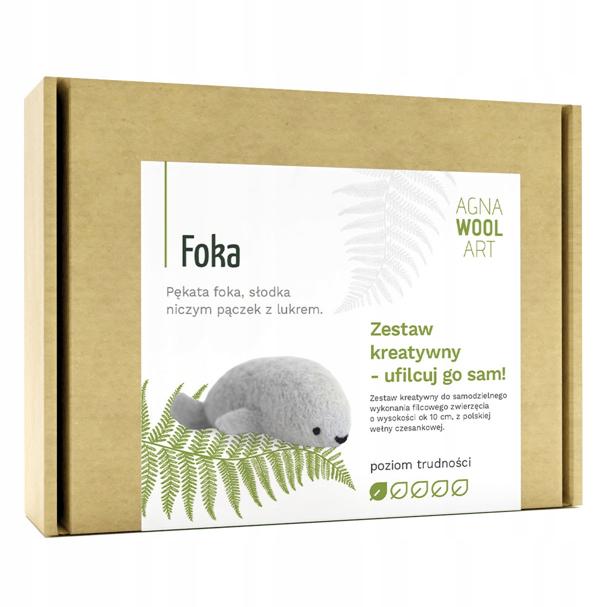 Kreativní sada na plstění AgnaWoolArt Tuleň