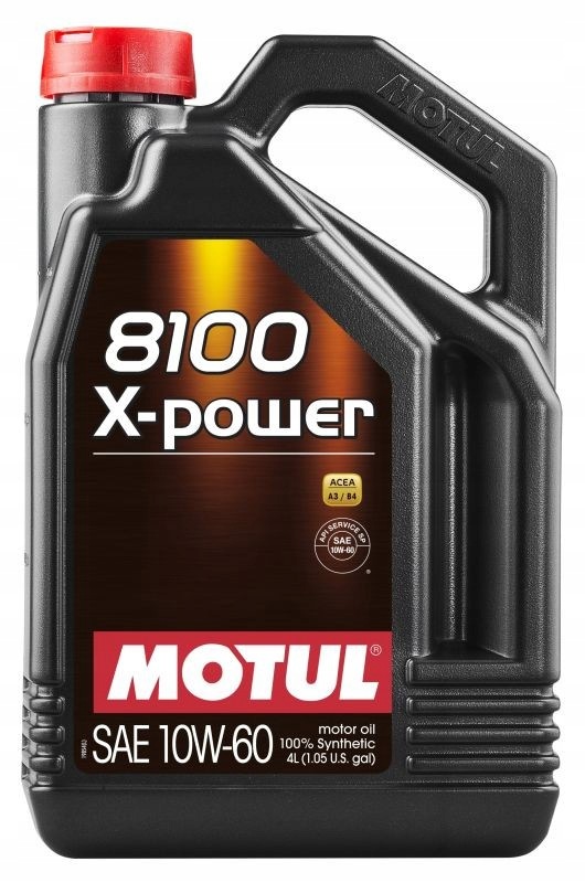 Motorový Olej Motul 8100 X-power 10W60 4L A3 B4 Sn
