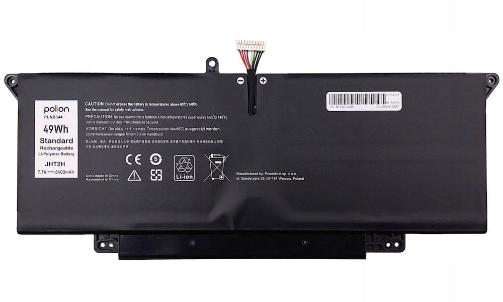 Trx Baterie Polion JHT2H pro notebooky Dell 451-BCPW Latitude 14 7310 7410