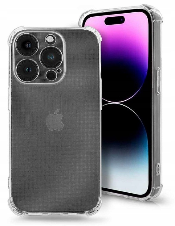 

Etui Anti-shock Do Iphone 14 Pro +szkło Cały Ekran
