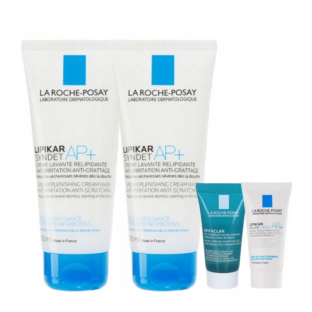 Krem myjący do skóry atopowej La Roche-Posay Lipikar Syndet Ap+ 200ml 2-PAK