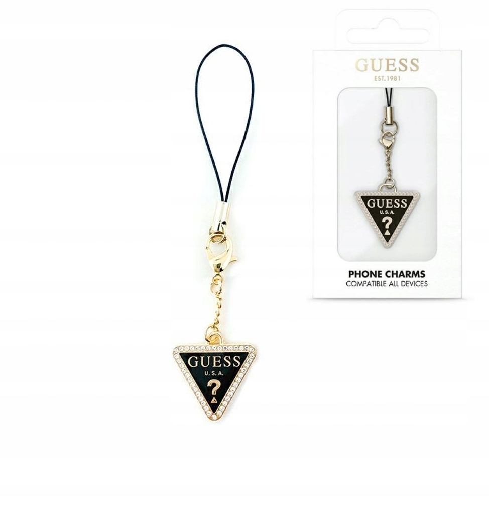 Zawieszka Guess Triangle Diamond Charm do telefonu