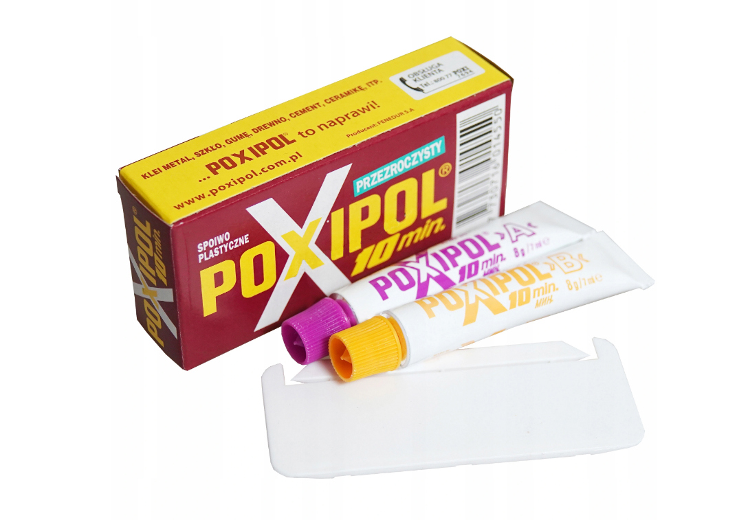 POXIPOL PRZEZROCZYSTY 16G/14ML KLEJ SPOIWO Producent inny