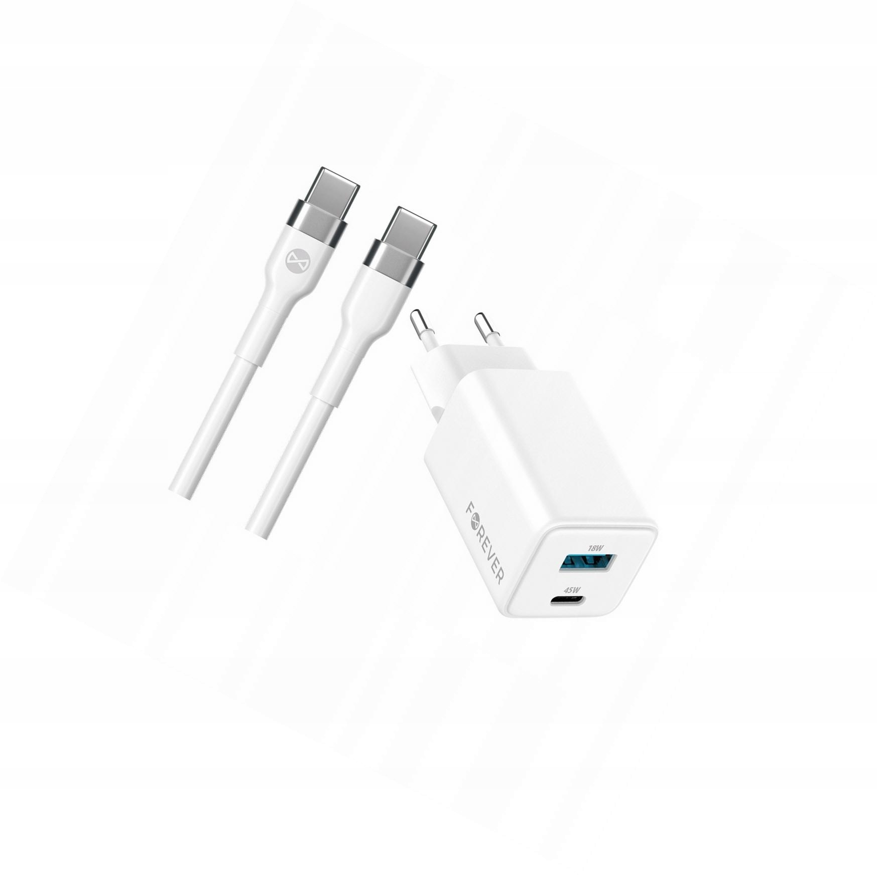 Szybka ładowarka GaN 45W Usb-c z kablem do Motorola Edge 20 Pro 5G