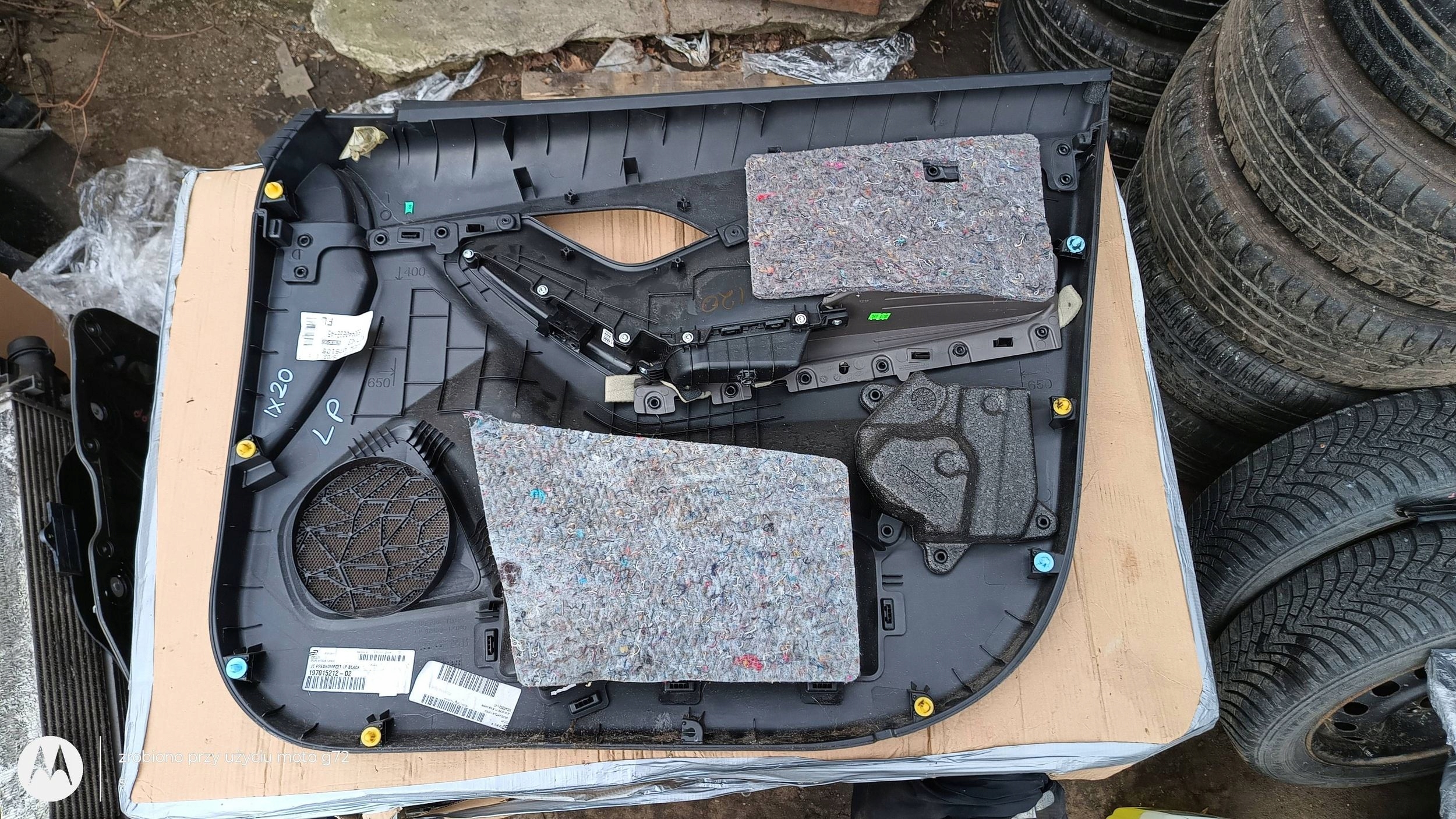 HYUNDAI IX20 side upholstery door left front 2010