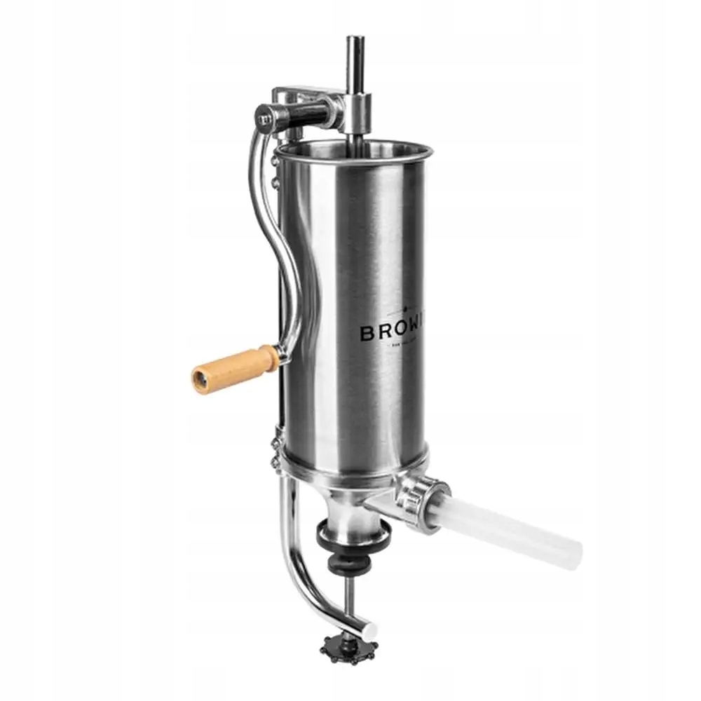 Levně Vertikální Plnička 4 kg pro klobásy Kabanosů 4 Trychtýře Píst