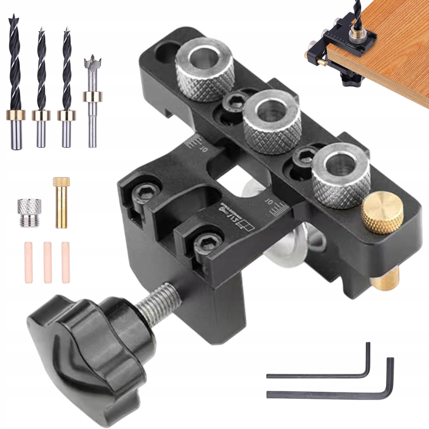 Šablona Pro Excentrické Spoje Pro Vrtání Otvorů 8/10/15 MM