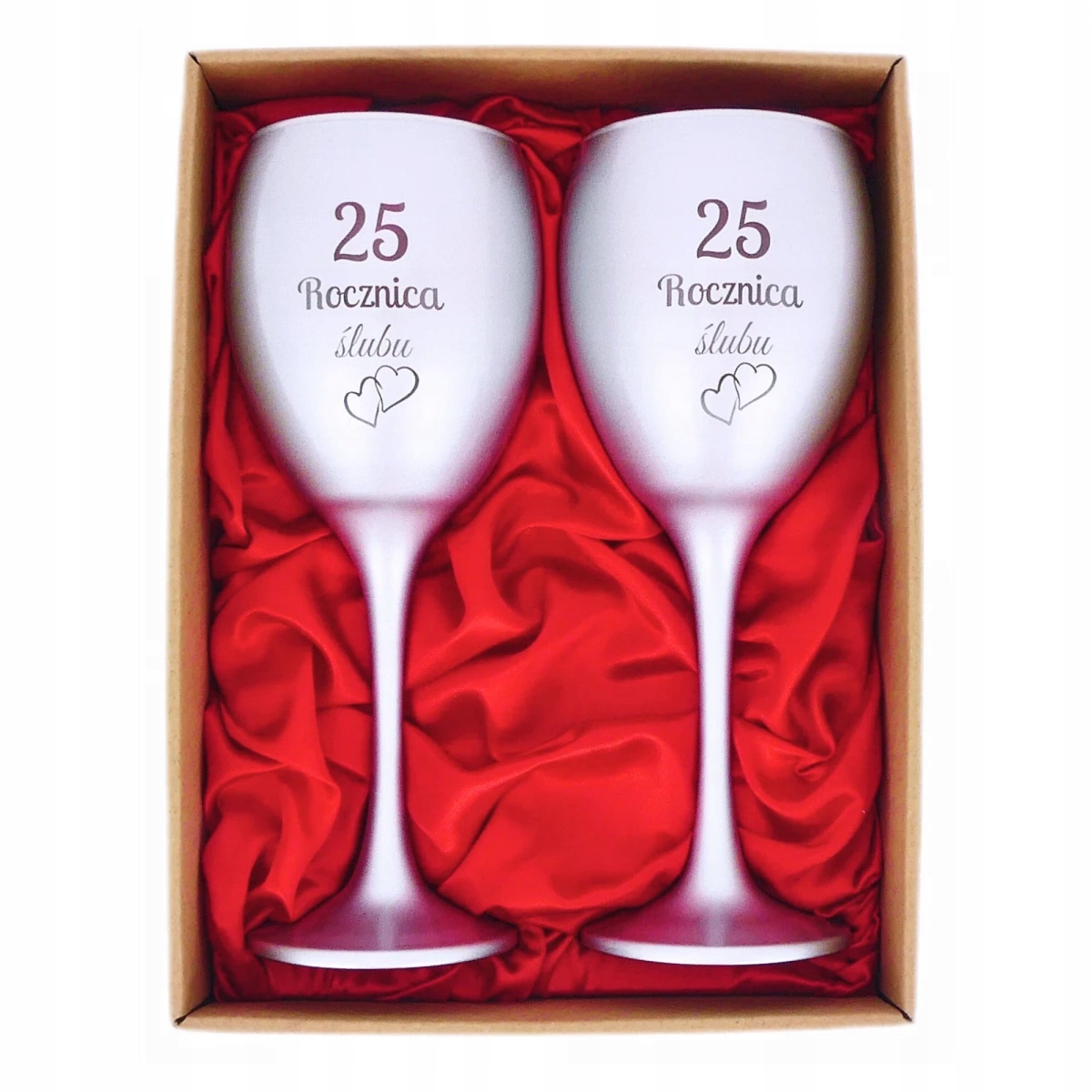 Výjimečné! Skleničky Gravírované na Jubileum 25. Výročí Svatby Dárek