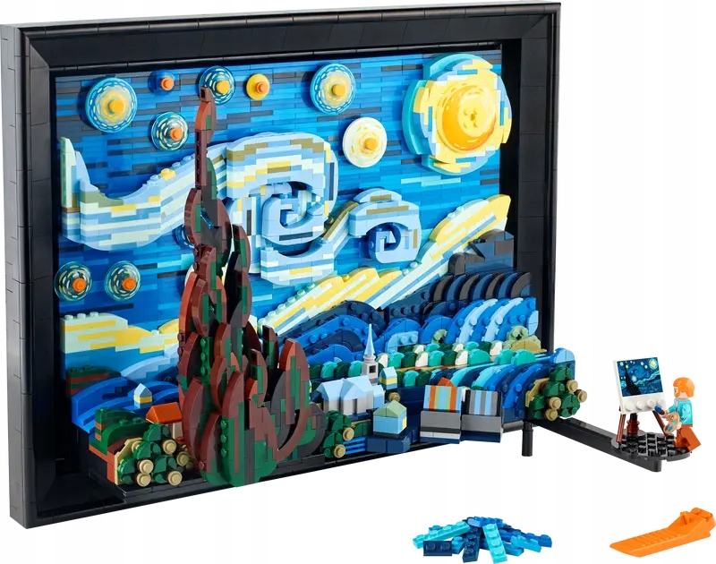 Lego Ideas 21333 Hvězdná noc Vincenta van Gogha