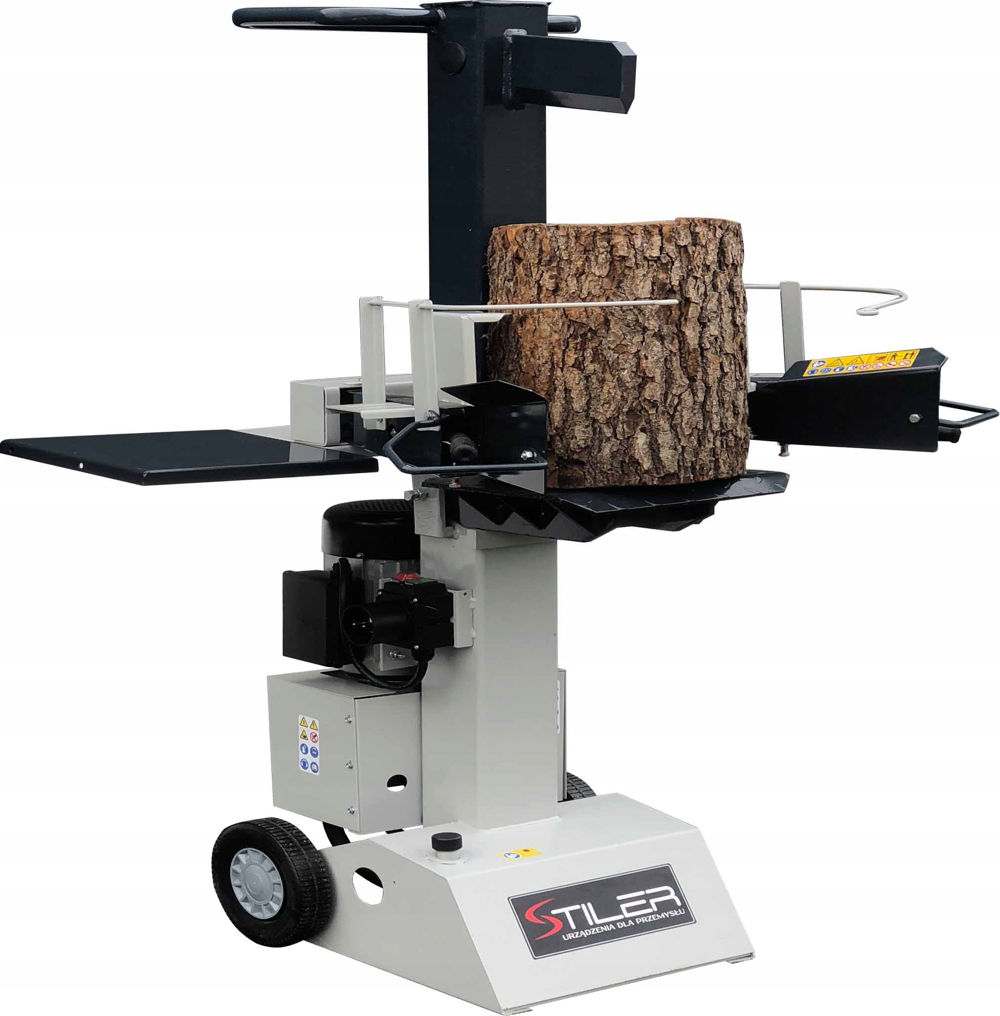 Výkonná Štípačka Na Dřevo 8 Tun 8T 3,5 kW 230V Hydraulická Elektrická