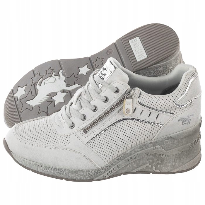 

Buty Damskie Sneakersy Mustang Białe 46C0007