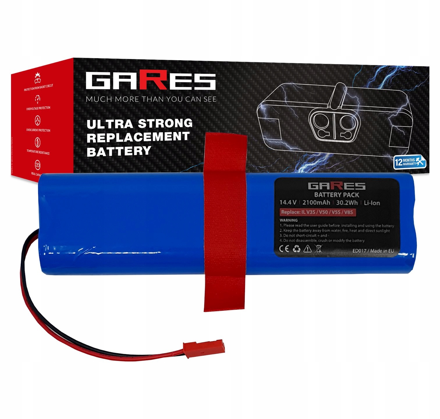 Baterie Akumulátor pro Ilife V3s Pro 14,4V 2,1Ah