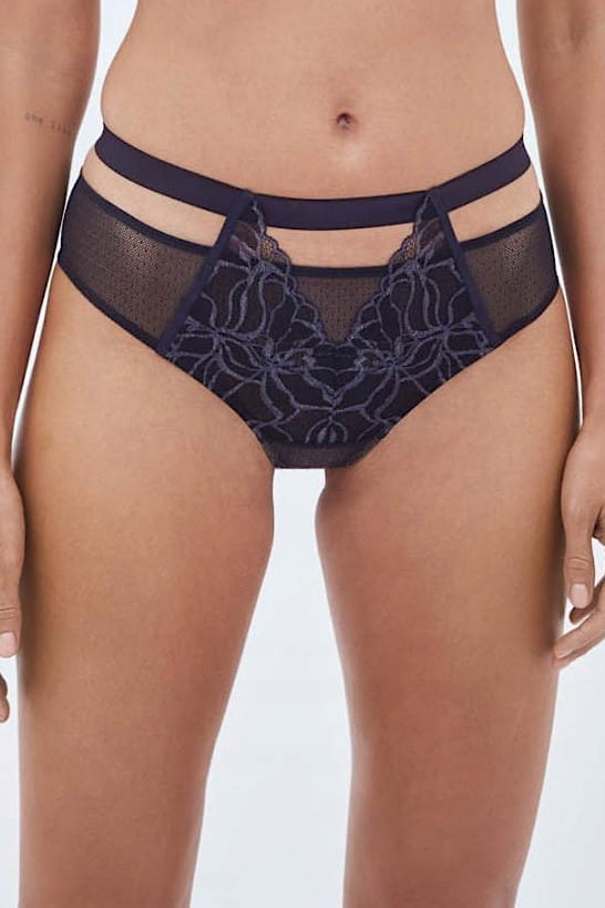 Alles Glow námořnická modrá tanga 40 L