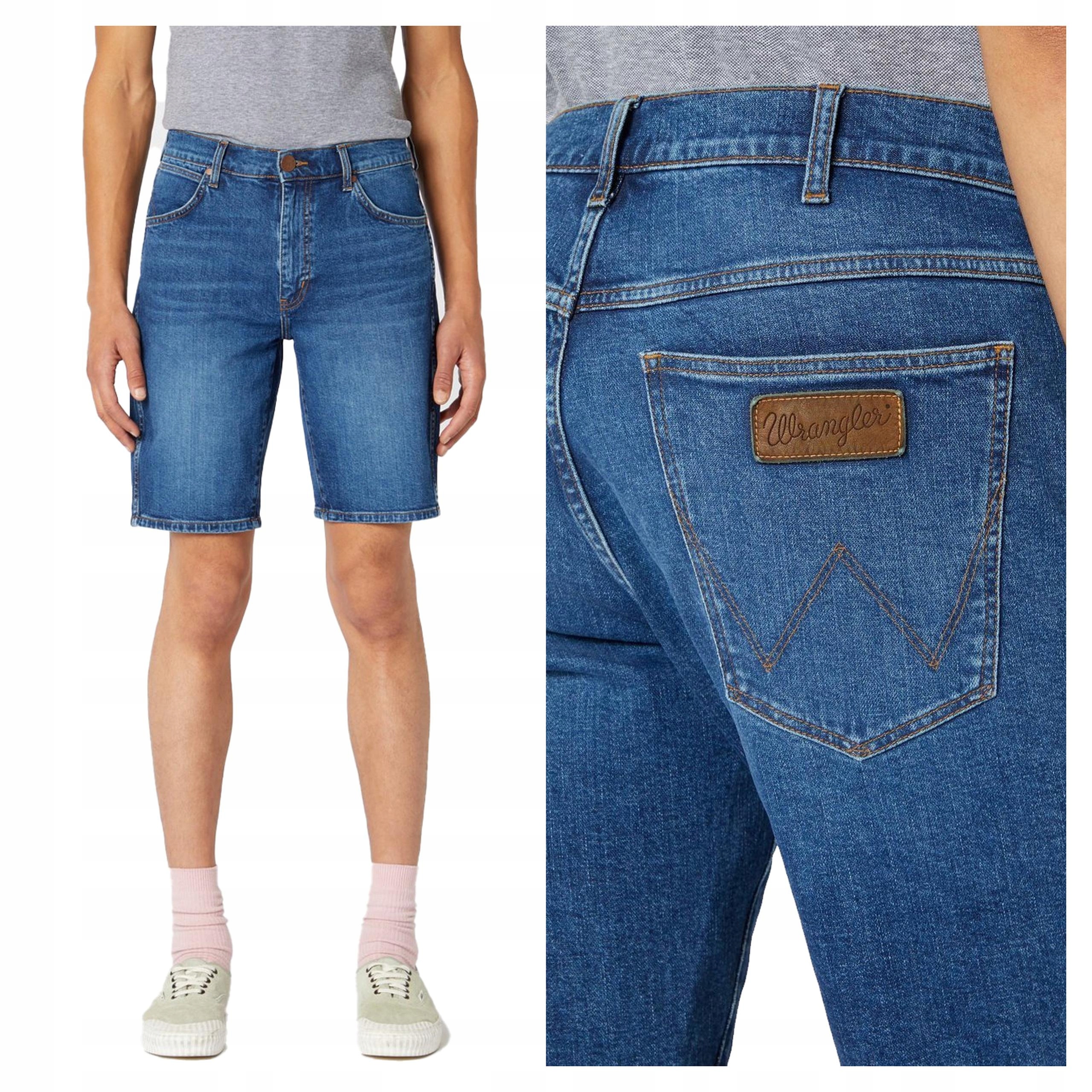 Wrangler 5 Bodů Pánské Krátké Kraťasy Šortky W38