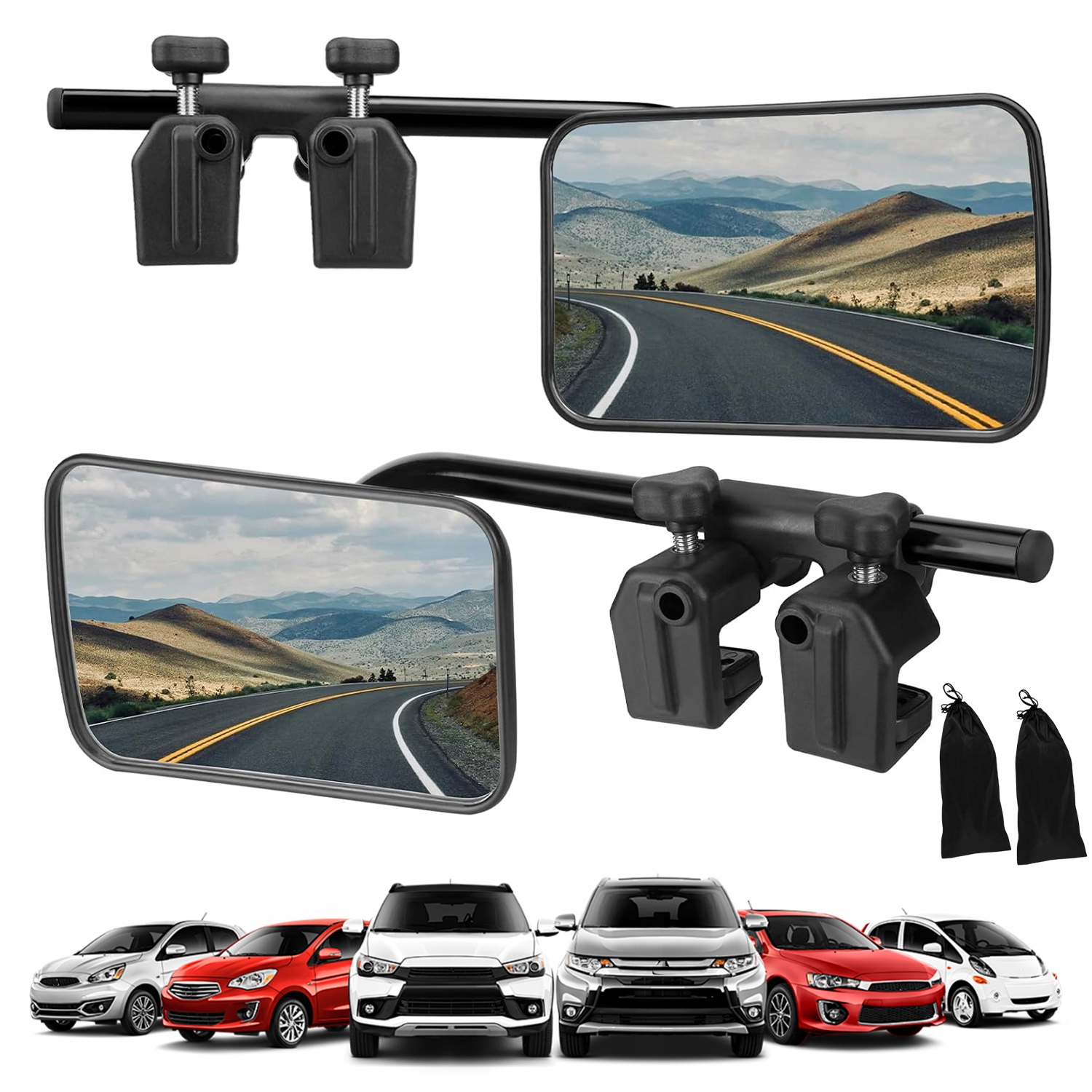 Zadní Zrcátka Pro Nákladní Automobily Jeep Suv Pro Přívěsy S Pevným Držákem