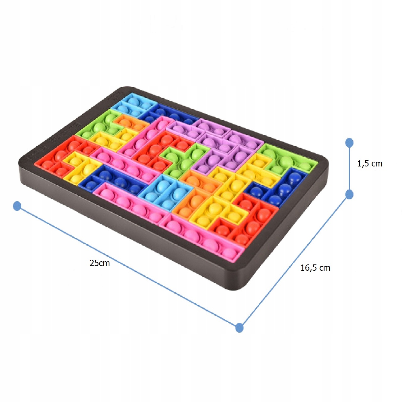 Zabawka bąbelki tetris pop it układanka puzzle 01 EAN (GTIN) 5907508468354