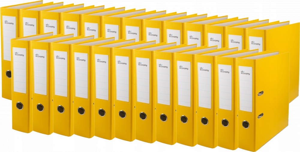 

Segregator Biurowy A4 75mm Okuty Żółty x 25