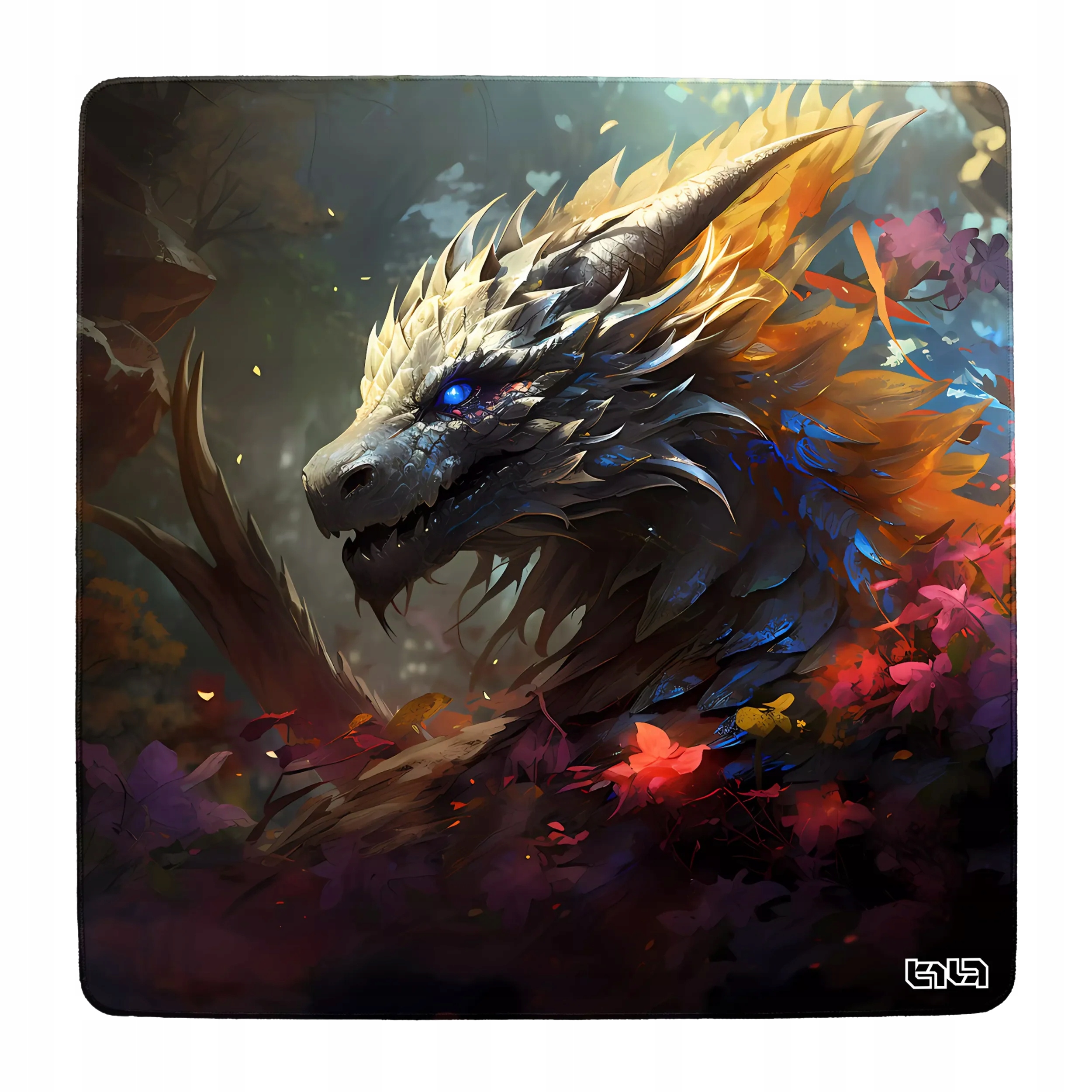 Mata Pod Krzesło Gamingowe Niebieskooka Bestia 100x100 Tilt Trwała