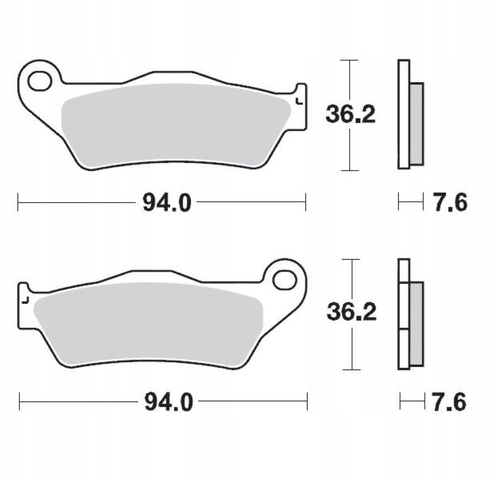 

Moto-master M093021 Klocki Hamulcowe Mieszanka 21