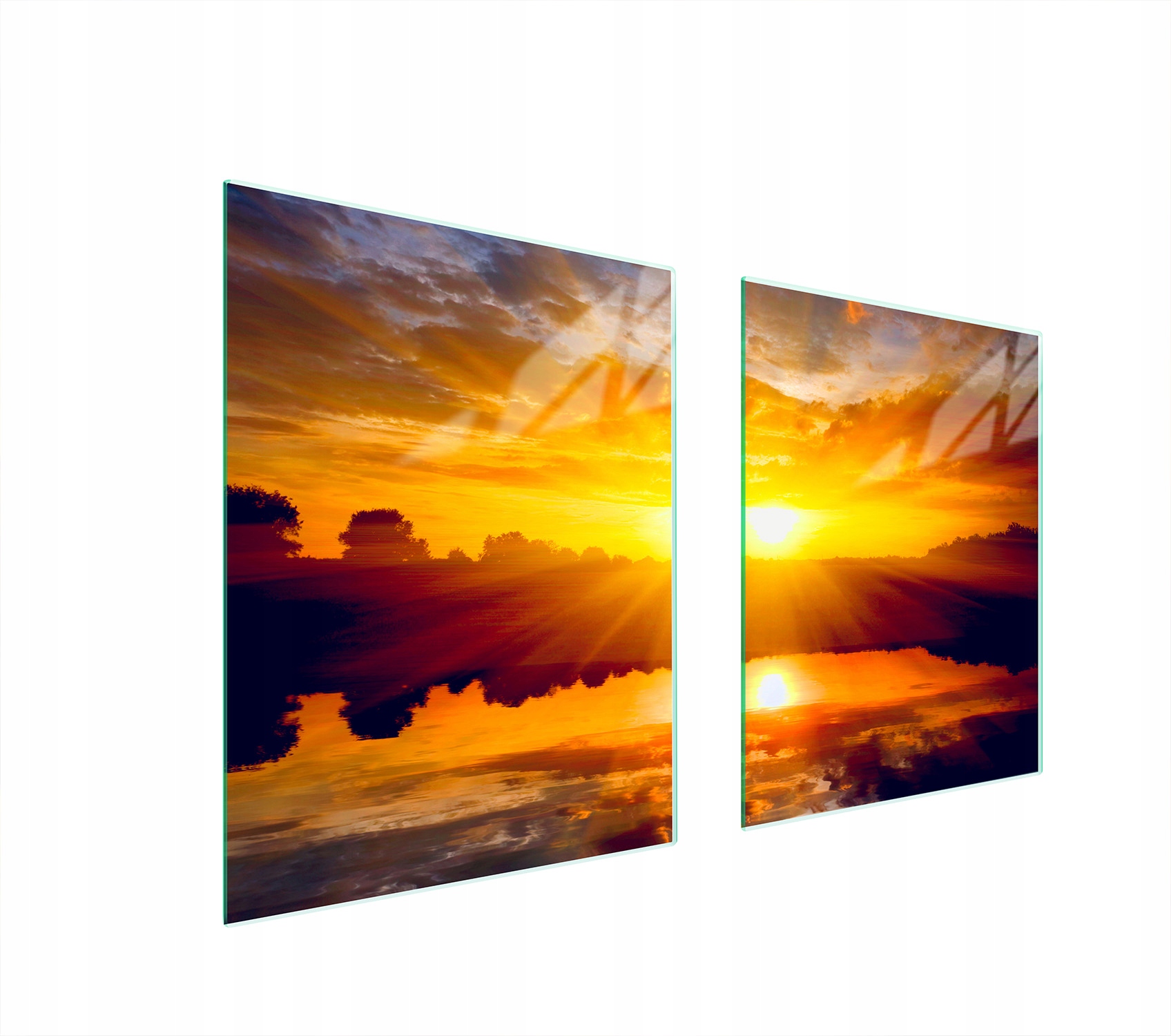 Ochranná Skleněná Deska Na Sporák 85x52 Slunce Tvrzené Sklo