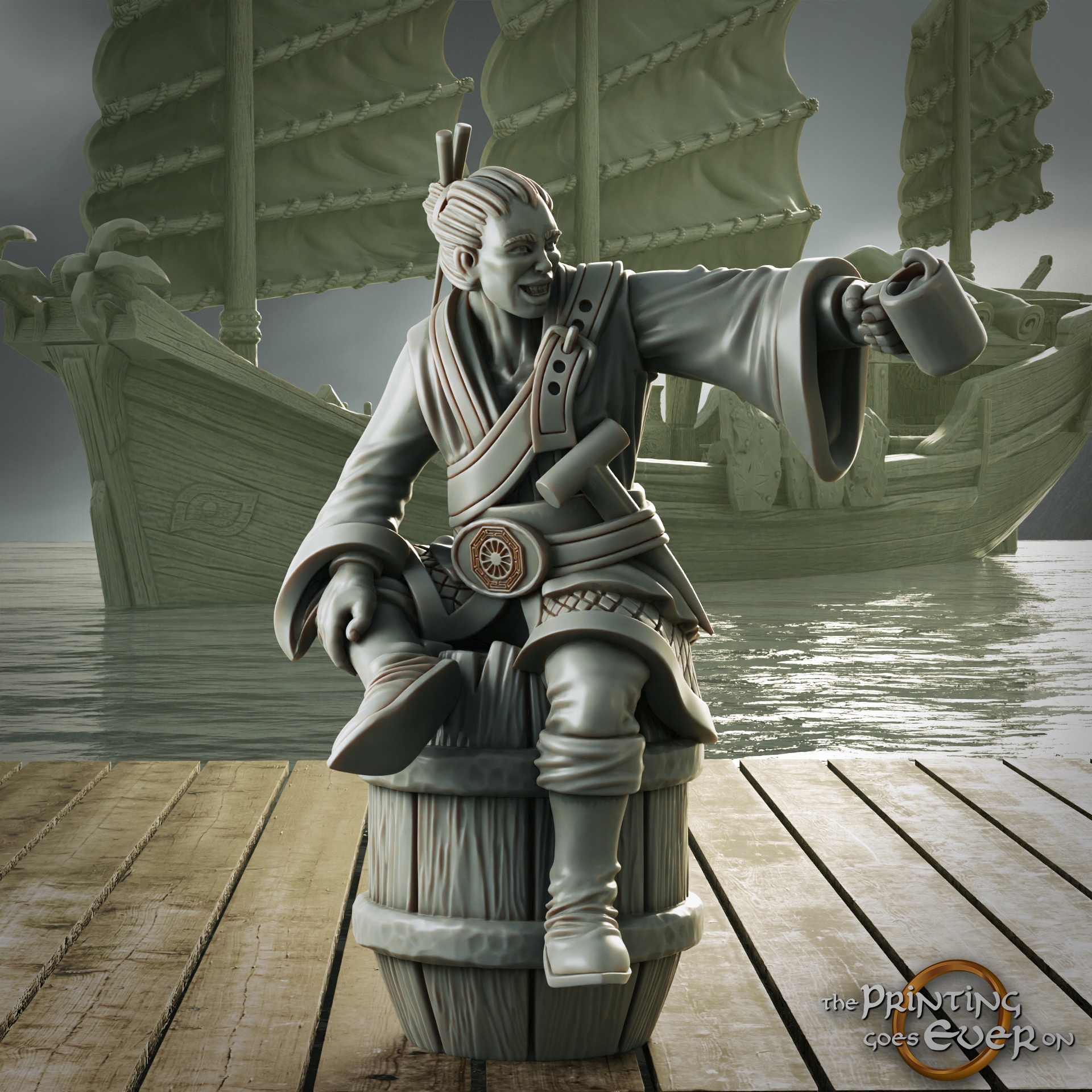 Pirate Drunkard A The Printing Goes Ever On