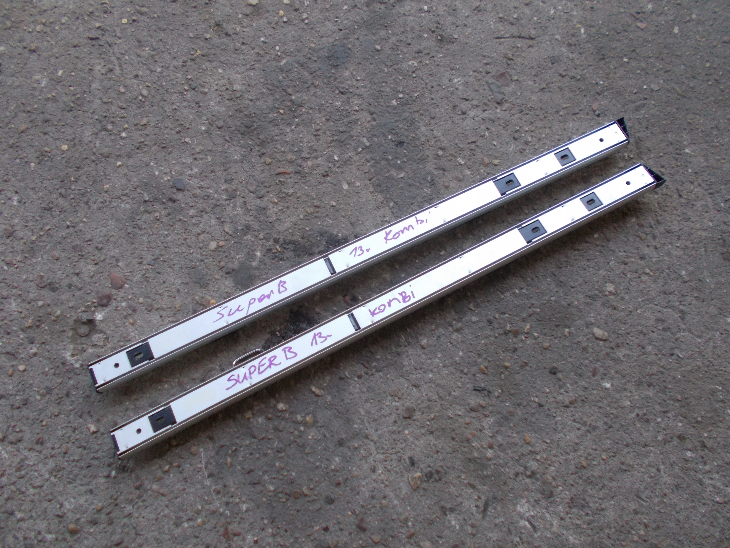 SKODA SUPERB 2.0 TDI 13R rails MOCUJACE boot KOMPLET