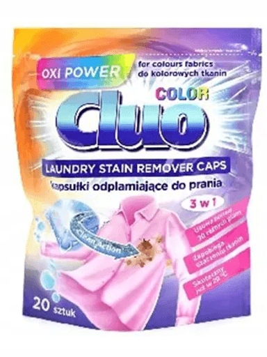 Levně 3X Cluo Kapsle na odstraňování skvrn pro praní Cluo 20 kusů