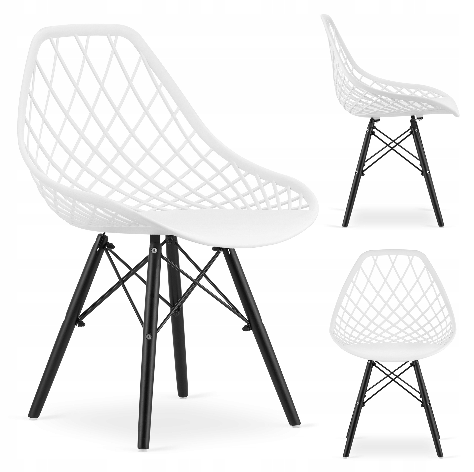 

Krzesło Oslo Dsw ażurowe Nowoczesne