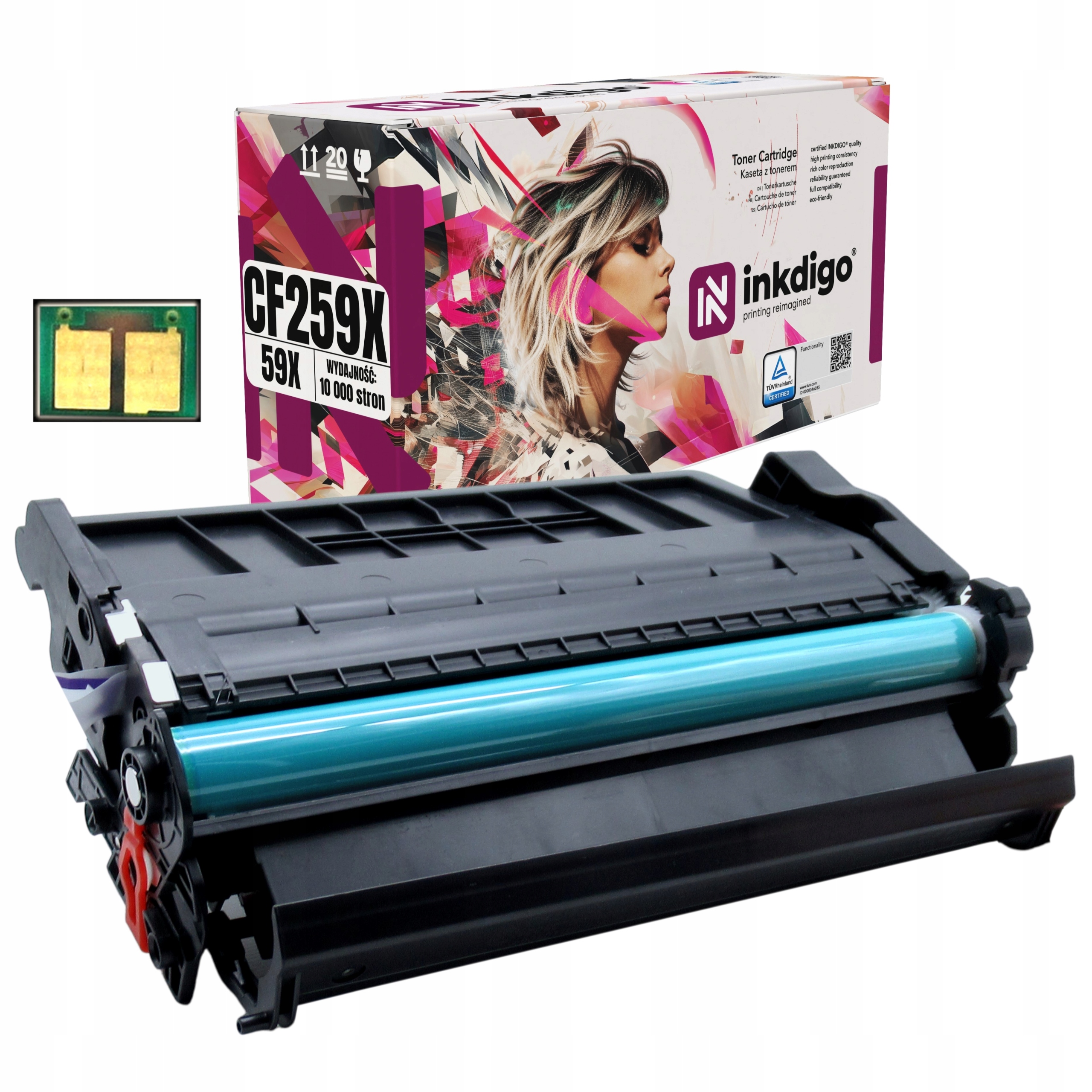 Toner CF259X 59X S Čipem Náhradní Pro Hp M404 Hp Laserjet Pro m404dn toner