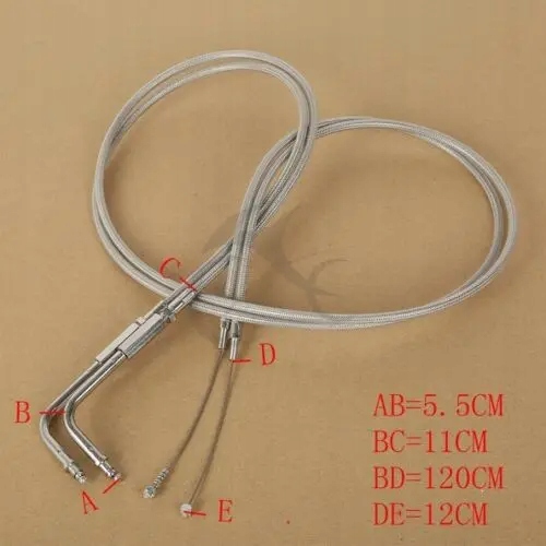 Linka Przepustnicy Do Harley Electra Glide Sportster Dyna Softail Custom Stan opakowania oryginalne