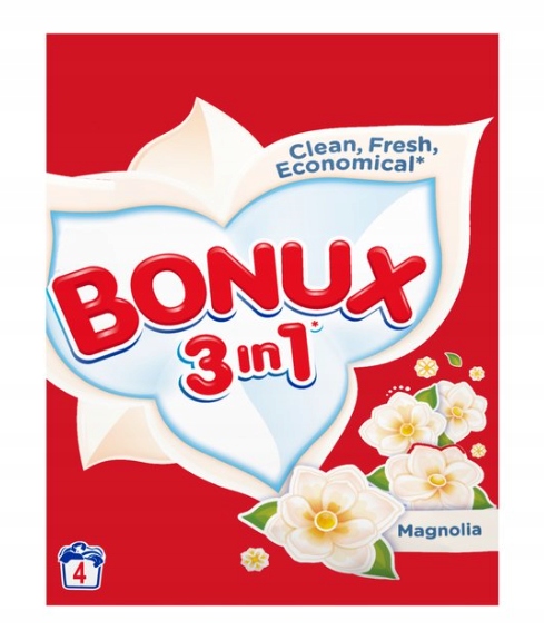 

Bonux 3W1 Magnolia Proszek Do Prania 300G
